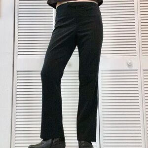 Black straight leg maternity pant